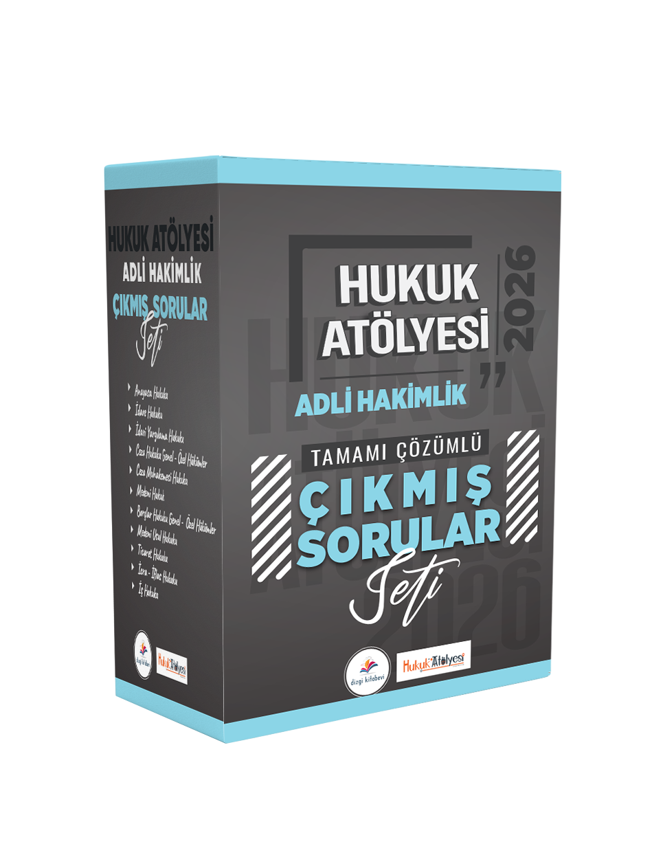 Dizgi Kitap 2026 Hukuk Atölyesi Adli Hakimlik Tamamı Çözümlü Orijinal Çıkmış Sorular Seti