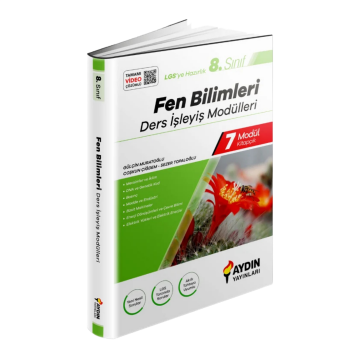 Aydın Yayınları 8. Sınıf LGS Fen Bilimleri Ders İşleyiş Modülleri