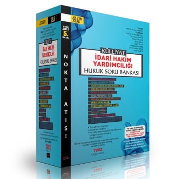 KÜLLİYAT İdari Hakim Yardımcılığı Hukuk Soru Bankası Savaş Yayınları