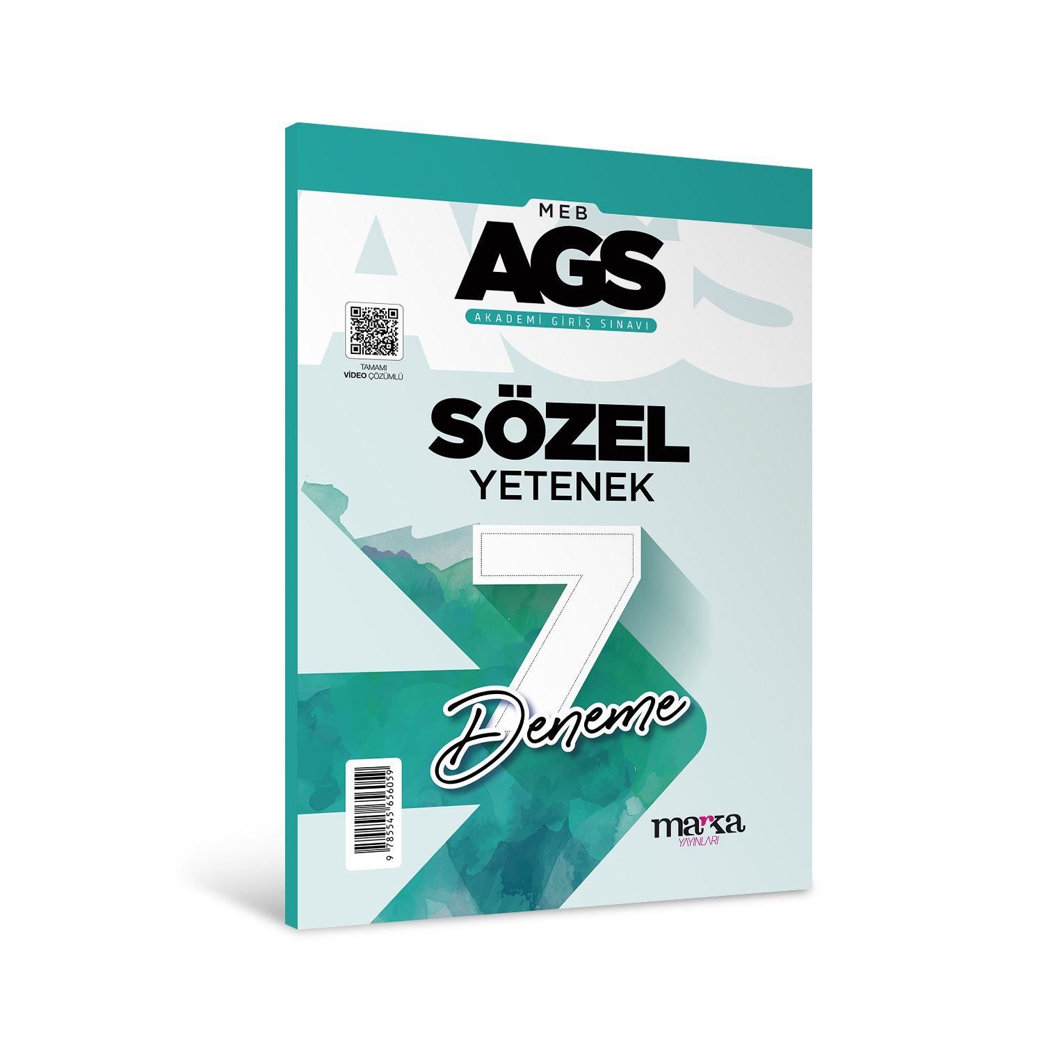 2026 AGS Sözel Yetenek 7 Deneme Marka Yayınları