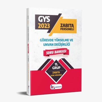 YEREL YÖNETİMLER (ZABITA ŞUBE MÜDÜRÜ) 11. GRUP GYS SORU BANKASI-2023