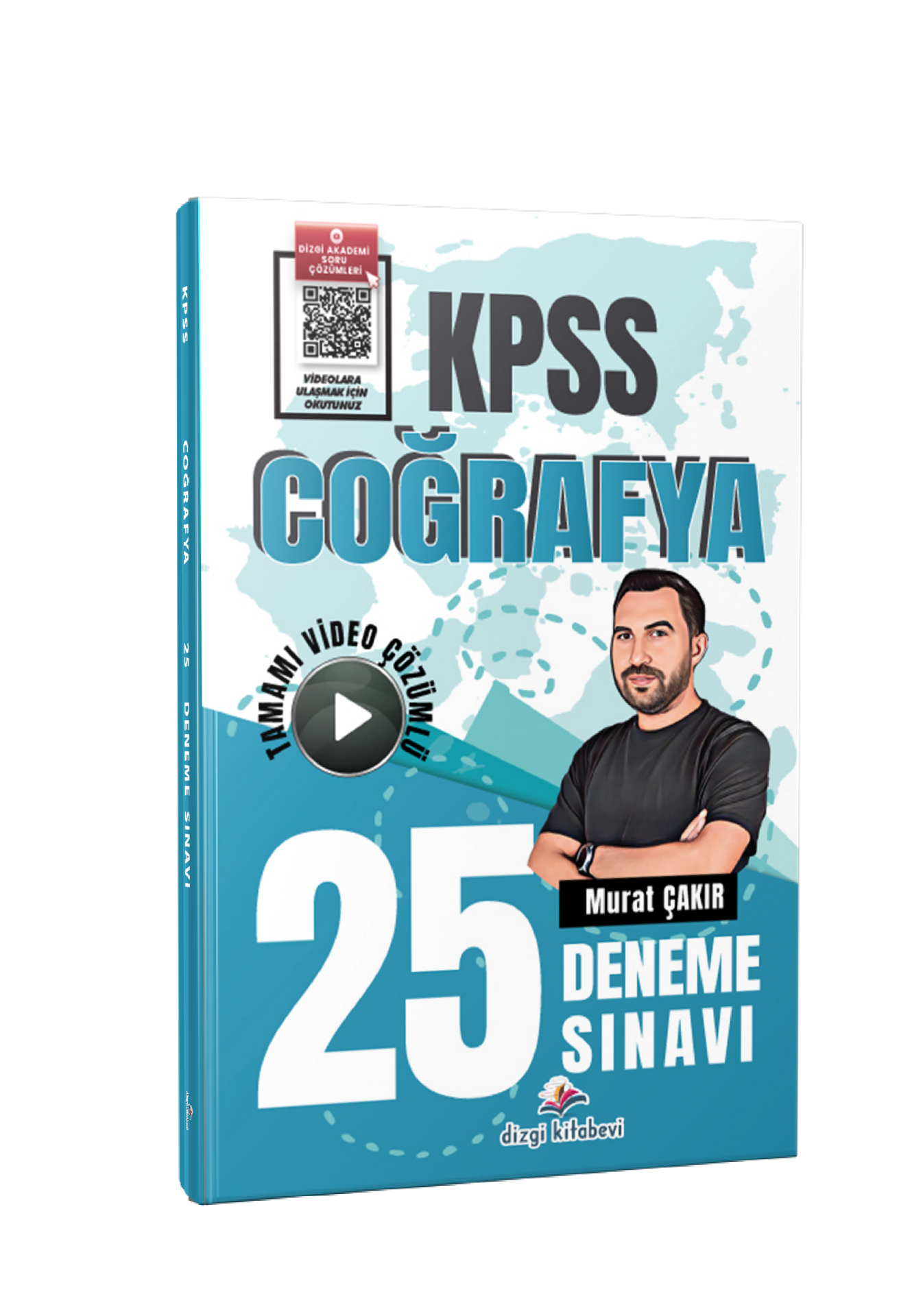 Dizgi Kitap 2026 KPSS Coğrafya Tamamı Video Çözümlü 25 Deneme Sınavı Murat Çakır
