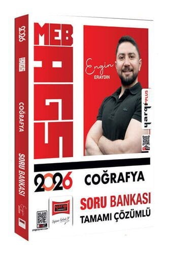 2026 MEB-AGS Tamamı Çözümlü Coğrafya Soru Bankası (Engin Eraydın) Yargı Yayınları