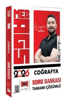 2026 MEB-AGS Tamamı Çözümlü Coğrafya Soru Bankası (Engin Eraydın) Yargı Yayınları