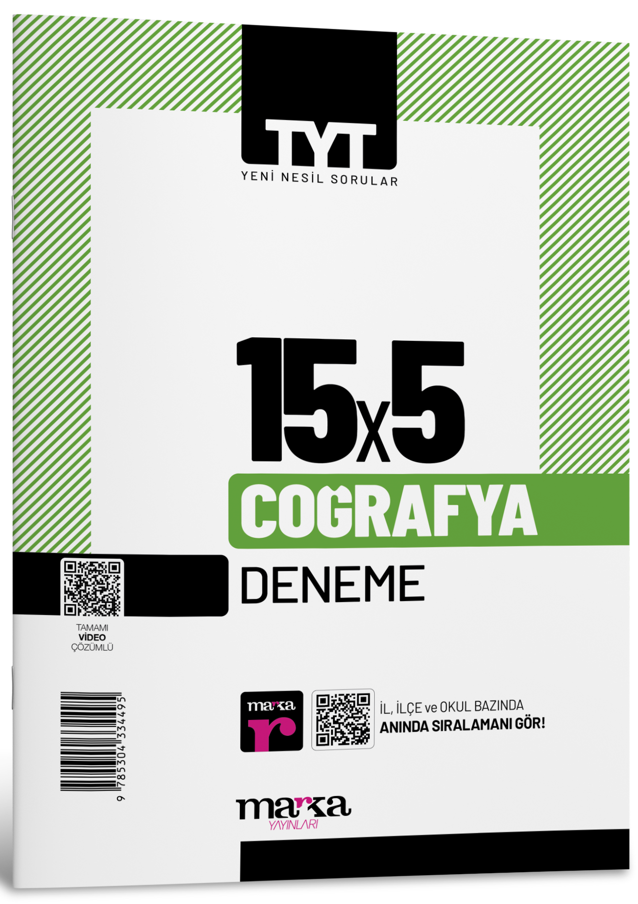 2026 TYT Coğrafya 15 Deneme Tamamı Video Çözümlü Marka Yayınları