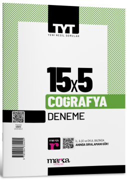 2026 TYT Coğrafya 15 Deneme Tamamı Video Çözümlü Marka Yayınları
