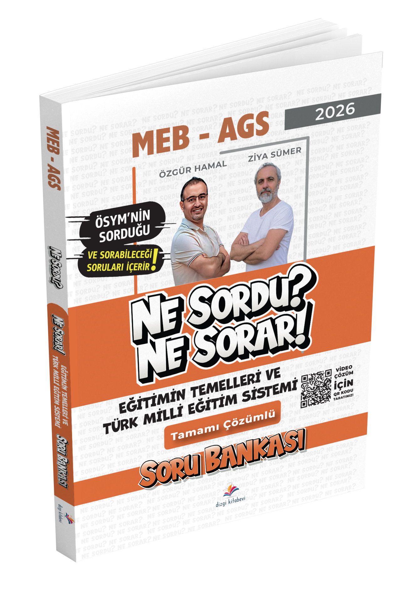 Dizgi Kitap 2026 MEB AGS Eğitimin Temelleri ve Türk Milli Eğitim Sistemi Ne Sordu Ne Sorar Tamamı Video Çözümlü Soru Bankası Özgür Hamal Ziya Sümer