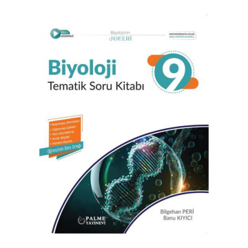 Palme Yayınları 9. Sınıf Joker Biyoloji Tematik Soru Kitabı