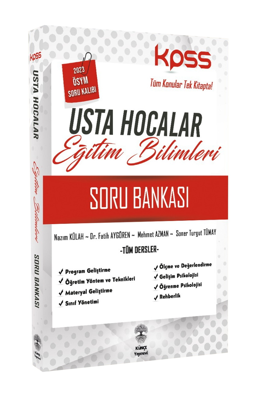2023 Usta Hocalar Kpss Eğitim Bilimleri Soru Bankası