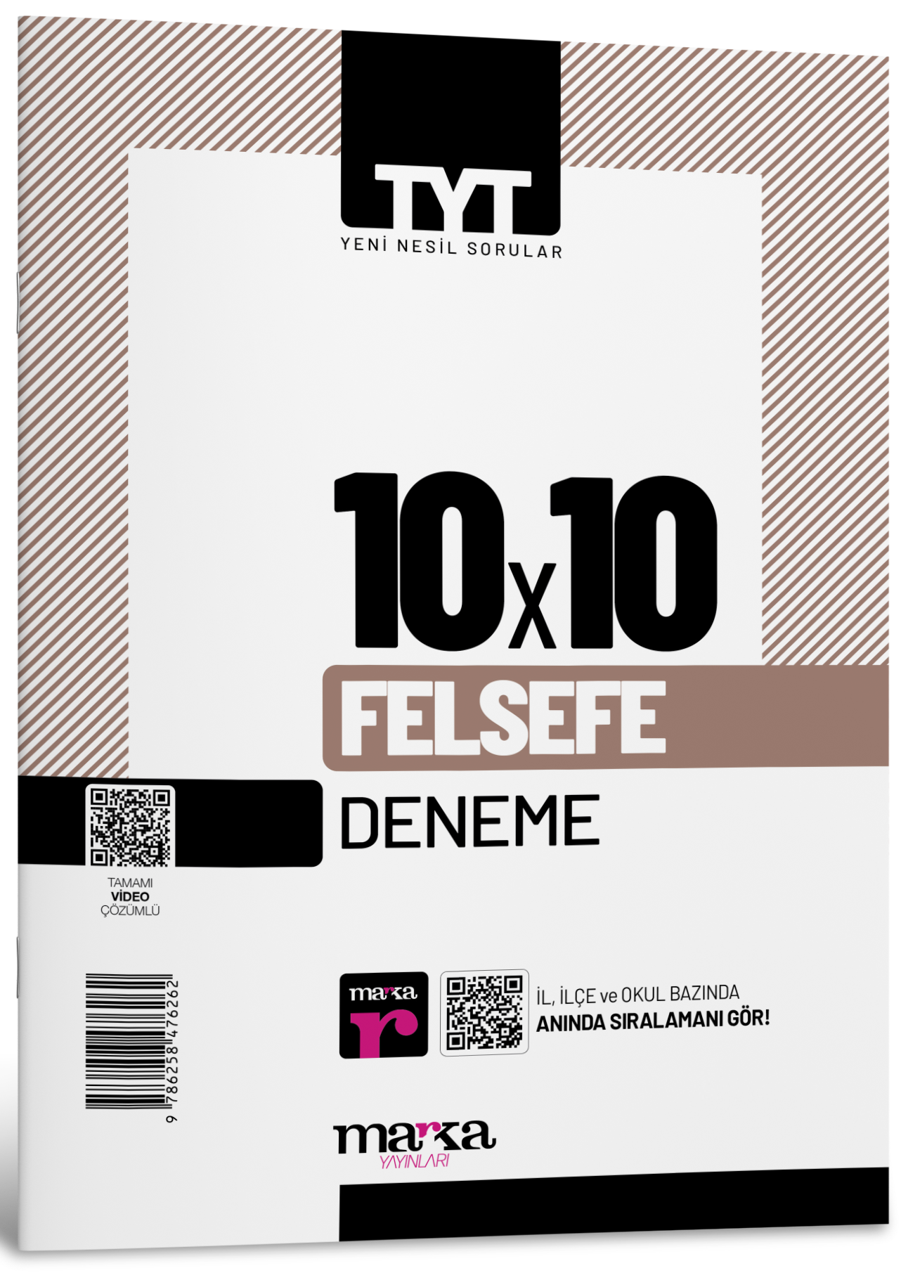 2026 TYT Felsefe 10 Deneme Tamamı Video Çözümlü Marka Yayınları