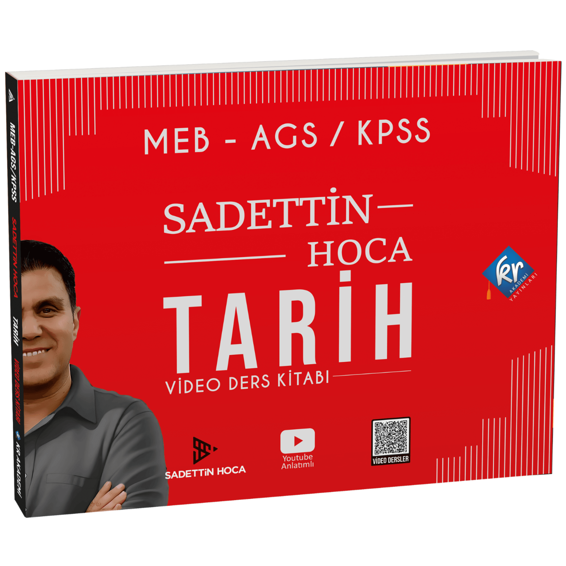 Sadettin Hoca MEB AGS KPSS Tarih Video Ders Kitabı KR Akademi Yayınları