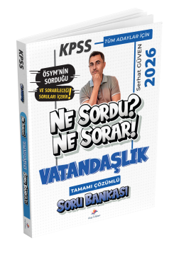 Dizgi Kitap 2026 KPSS Tüm Adaylar İçin Vatandaşlık Ne Sordu Ne Sorar Tamamı Çözümlü Soru Bankası Serhat Güven