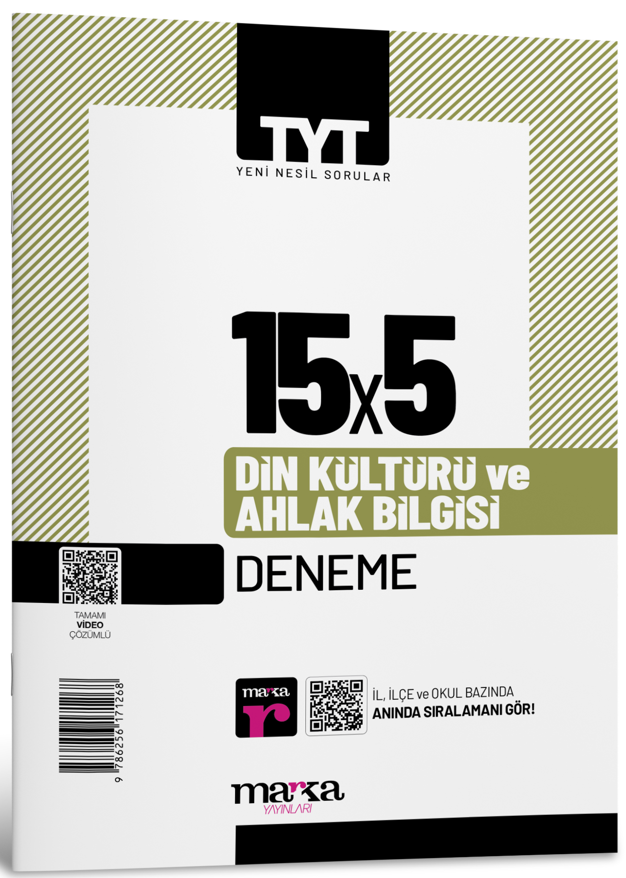 2025 TYT Din Kültürü ve Ahlak Bilgisi 15 Deneme Tamamı Video Çözümlü Marka Yayınları