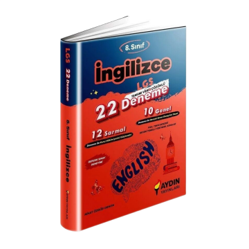 Aydın Yayınları 8. Sınıf LGS İngilizce 22 Deneme Video Çözümlü