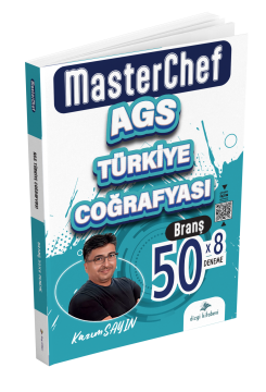 Dizgi Kitap 2026 MasterChef MEB AGS Türkiye Coğrafyası Tamamı Video Çözümlü 50 Branş Deneme Kazım Sayın