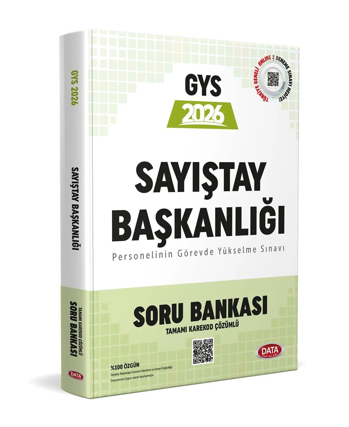 Sayıştay Başkanlığı 2026 GYS Soru Bankası (Karekod Çözümlü) Data Yayınları