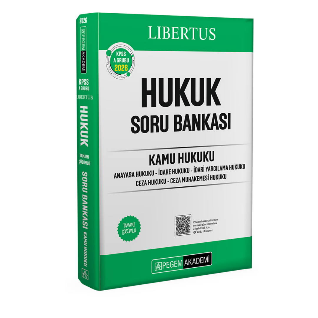 2026 KPSS A Grubu Hukuk Tamamı Çözümlü Soru Bankası-Kamu Hukuku Pegem Akademi
