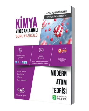 Çap Yayınları Kimya Modern Atom Teorisi Konu Anlatımlı Soru Bankası