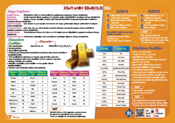 KR Akademi YKS TYT Kimya Poster Notlar
