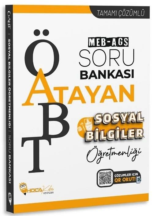 ÖABT MEB-AGS Sosyal Bilgiler Öğretmenliği Atayan Soru Bankası Çözümlü Hoca Kafası Yayınları