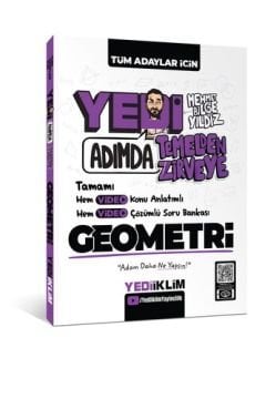 Yediiklim Tüm Adaylar için Yedi Adımda Temelden Zirveye Geometri Video Konu Anlatımlı Video Çözümlü Soru Bankası