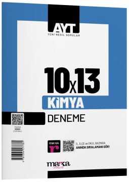2026 AYT Kimya 10 Deneme Tamamı Video Çözümlü Marka Yayınları