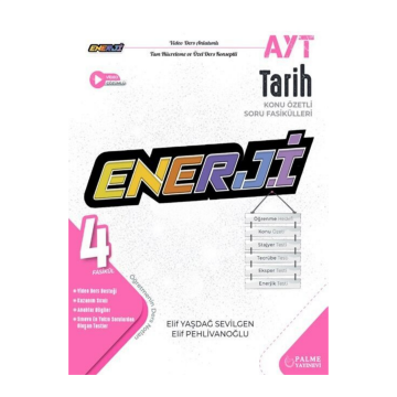 Palme Yayınları AYT Enerji Tarih Konu Özetli Soru Fasikülleri