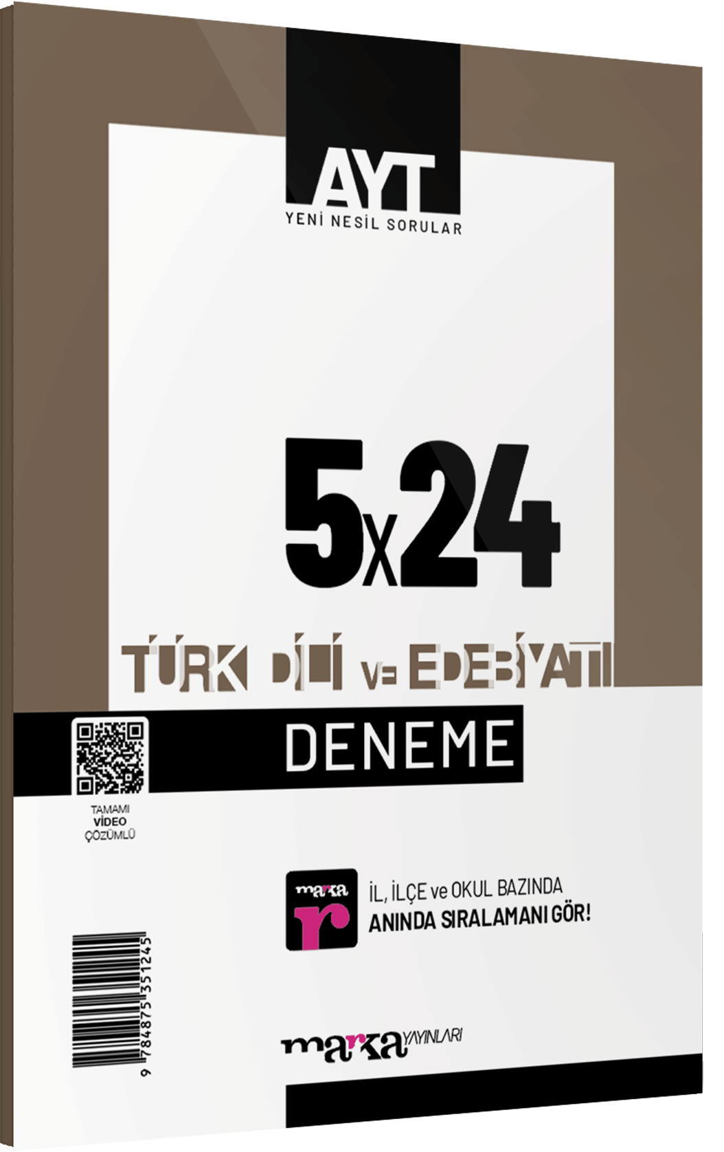2026 AYT Türk Dili ve Edebiyatı 5 Deneme Tamamı Video Çözümlü Marka Yayınları