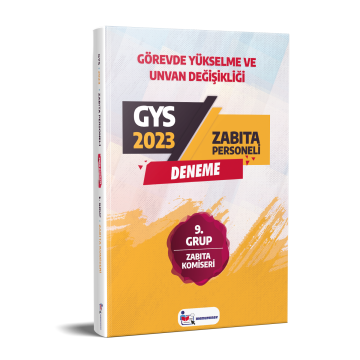 YEREL YÖNETİMLER (ZABITA KOMİSERİ) 9. GRUP GYS DENEME-2023