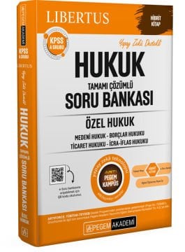 KPSS A Grubu Hukuk Soru Bankası-Özel Hukuk Pegem Yayınları