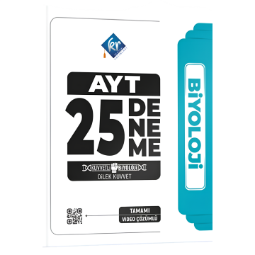 KR Akademi AYT Biyoloji 25 Deneme Çözümlü - Dilek Kuvvet