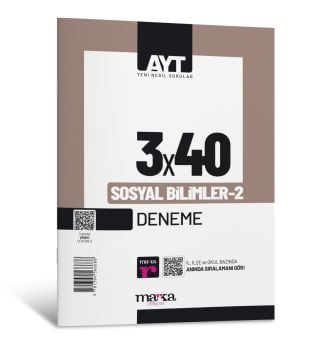 2026 AYT Sosyal Bilimler-2 3x40 Deneme Marka Yayınları