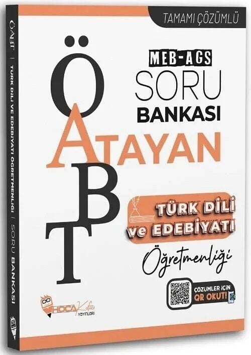 ÖABT Türk Dili ve Edebiyatı Öğretmenliği Atayan Soru Bankası Çözümlü Hoca Kafası Yayınları - İADESİZ