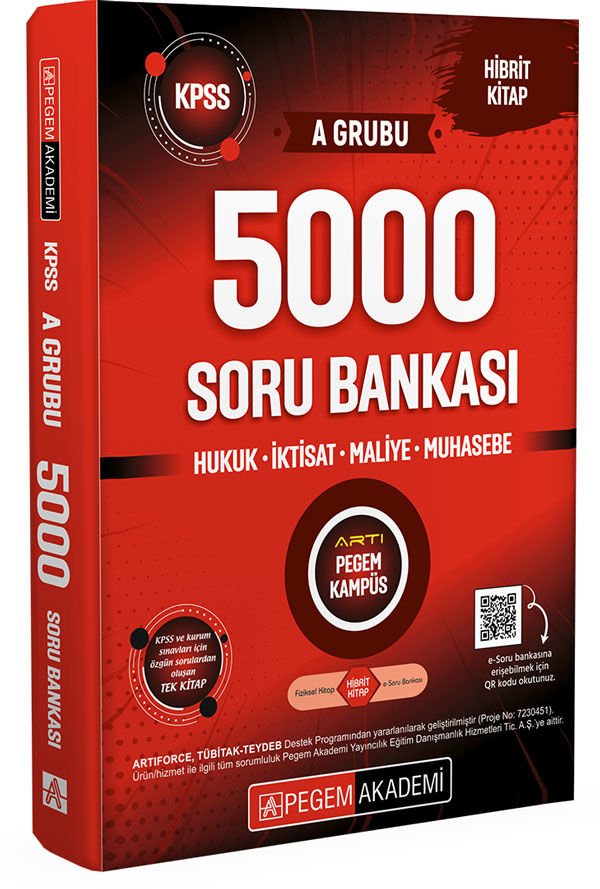 KPSS A Grubu 5000 Soru Bankası Pegem Yayınları