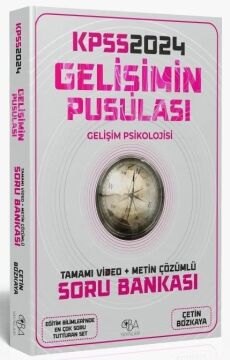 CBA Yayınları 2024 KPSS Eğitim Bilimleri Gelişim Psikolojisinin Pusulası Soru Bankası Video Çözümlü CBA Yayınları