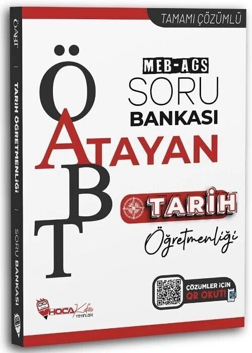 ÖABT MEB-AGS Tarih Öğretmenliği Atayan Soru Bankası Çözümlü Hoca Kafası Yayınları - İADESİZ