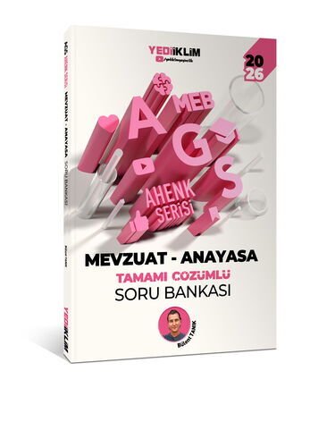 Yediiklim Yayınları 2026 MEB-AGS Ahenk Serisi Mevzuat - Anayasa Tamamı Çözümlü Soru Bankası