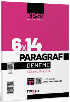 2026 KPSS Yeni Nesil 6x14 Paragraf Tamamı Video Çözümlü Deneme Marka Yayınları