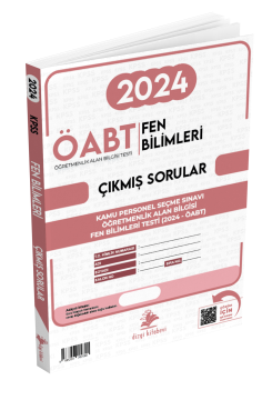 Dizgi Kitap MEB-AGS ÖABT Fen Bilimleri Öğretmenliği Video Çözümlü 2024 Sınavı Tek Fasikül Orijinal Çıkmış Sorular