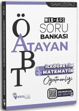 ÖABT MEB-AGS İlköğretim Matematik Öğretmenliği Atayan Soru Bankası Çözümlü Hoca Kafası Yayınları