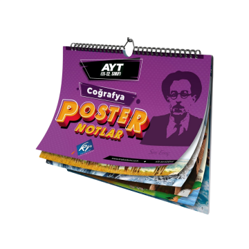 KR Akademi YKS AYT Coğrafya Poster Notlar
