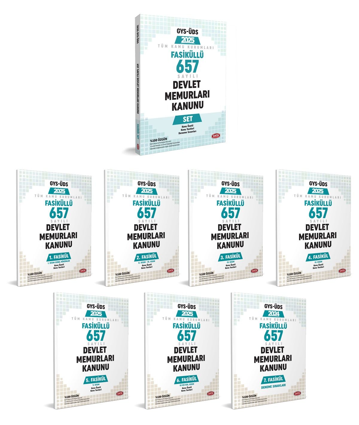 Fasiküllü 657 Sayılı Devlet Memurları Kanunu Set (Konu Özetli Sorular 7 Fasikül) Data Yayınları