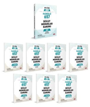 Fasiküllü 657 Sayılı Devlet Memurları Kanunu Set (Konu Özetli Sorular 7 Fasikül) Data Yayınları