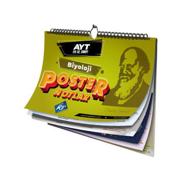 KR Akademi YKS AYT Biyoloji Poster Notlar