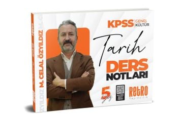 Retro Yayıncılık 2026 KPSS Genel Kültür Tarih Ders Notları Mehmet Celal Özyıldız
