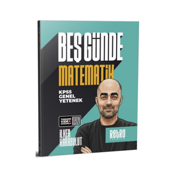 Retro Yayıncılık KPSS Genel Kültür Matematik Beş Günde Kamp Kitabı İlker Karabulut
