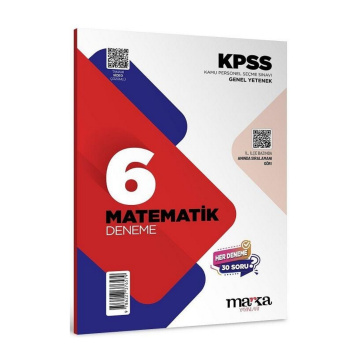 Marka Yayınları 2026 KPSS Matematik 6 Deneme Çözümlü