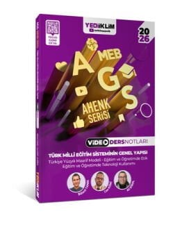 2026 MEB AGS Ahenk Serisi Türk Milli Eğitim Sisteminin Genel Yapısı Video Ders Notları Yediiklim Yayınları