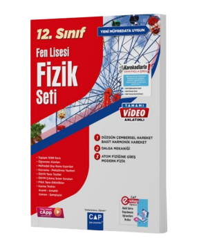 Çap Yayınları 12. Sınıf Fen Lisesi Fizik Seti