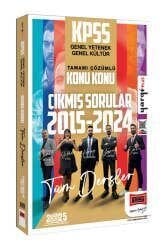 Yargı Yayınları 2025 KPSS GK-GY 2015-2024 Tamamı Çözümlü Konu Konu Çıkmış Sorular